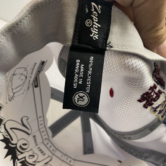 2018 College World Series Zephyr 6 Panel Stretch Baseball Cap Hat Adult Size Xl - Picture 5 of 5